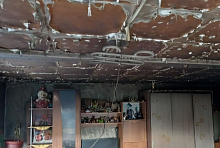 Жители Бурятии эвакуировали из горящего дома мужчину, спасти его не удалось