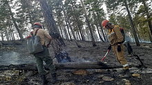 В Бурятии тушили один лесной пожар за эти сутки