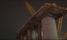 В Улан-Удэ строительство моста через Уду идет в круглосуточном режиме